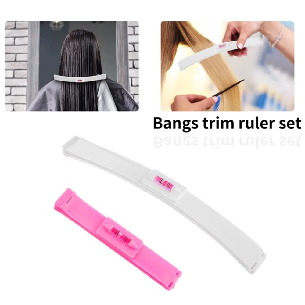Kit Régua de Corte para Cabelo: Franja e Pontas Perfeitas em Minutos!