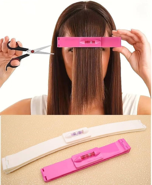 Kit Régua de Corte para Cabelo: Franja e Pontas Perfeitas em Minutos!
