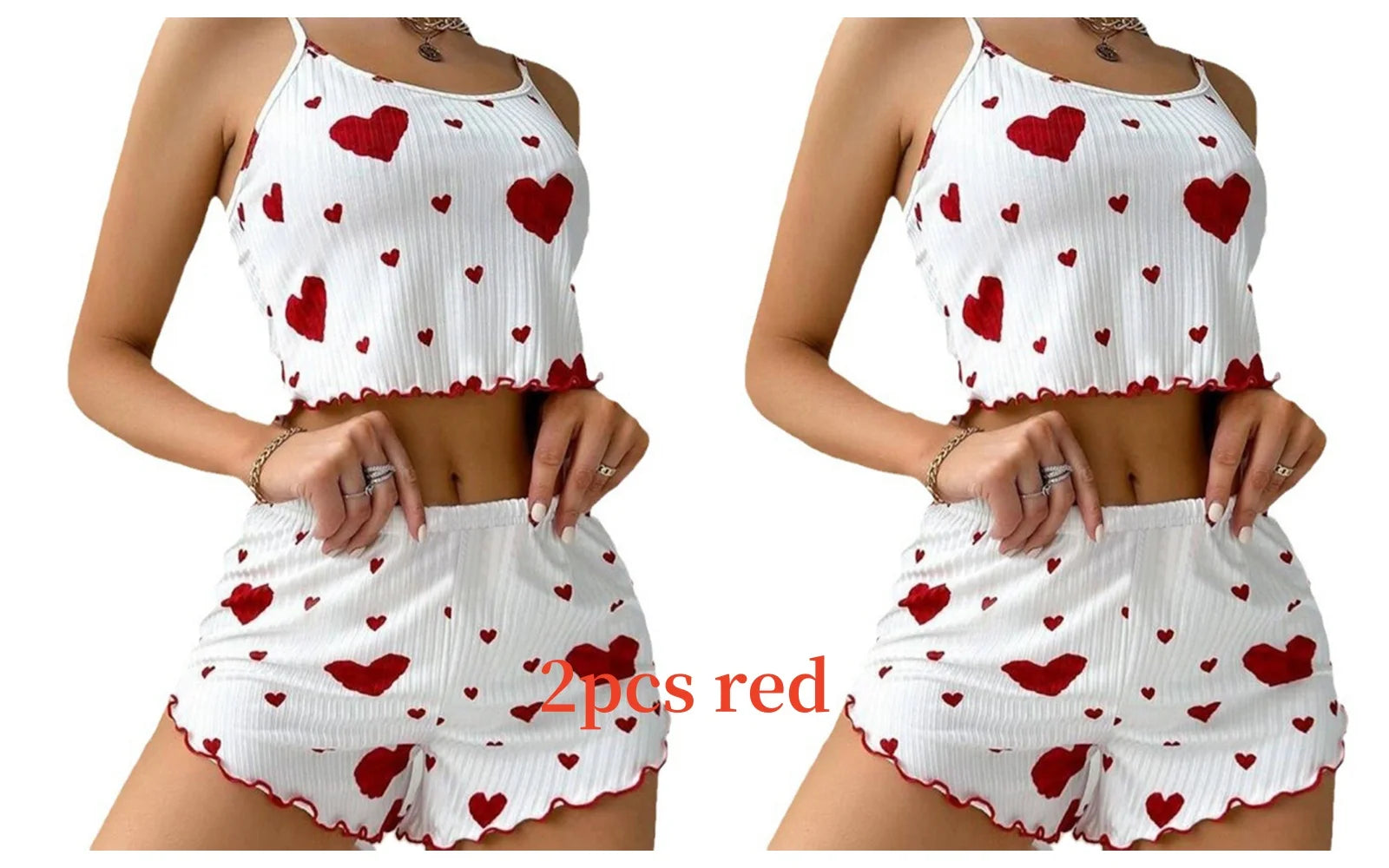 Pijama feminino conjunto com 2 peças