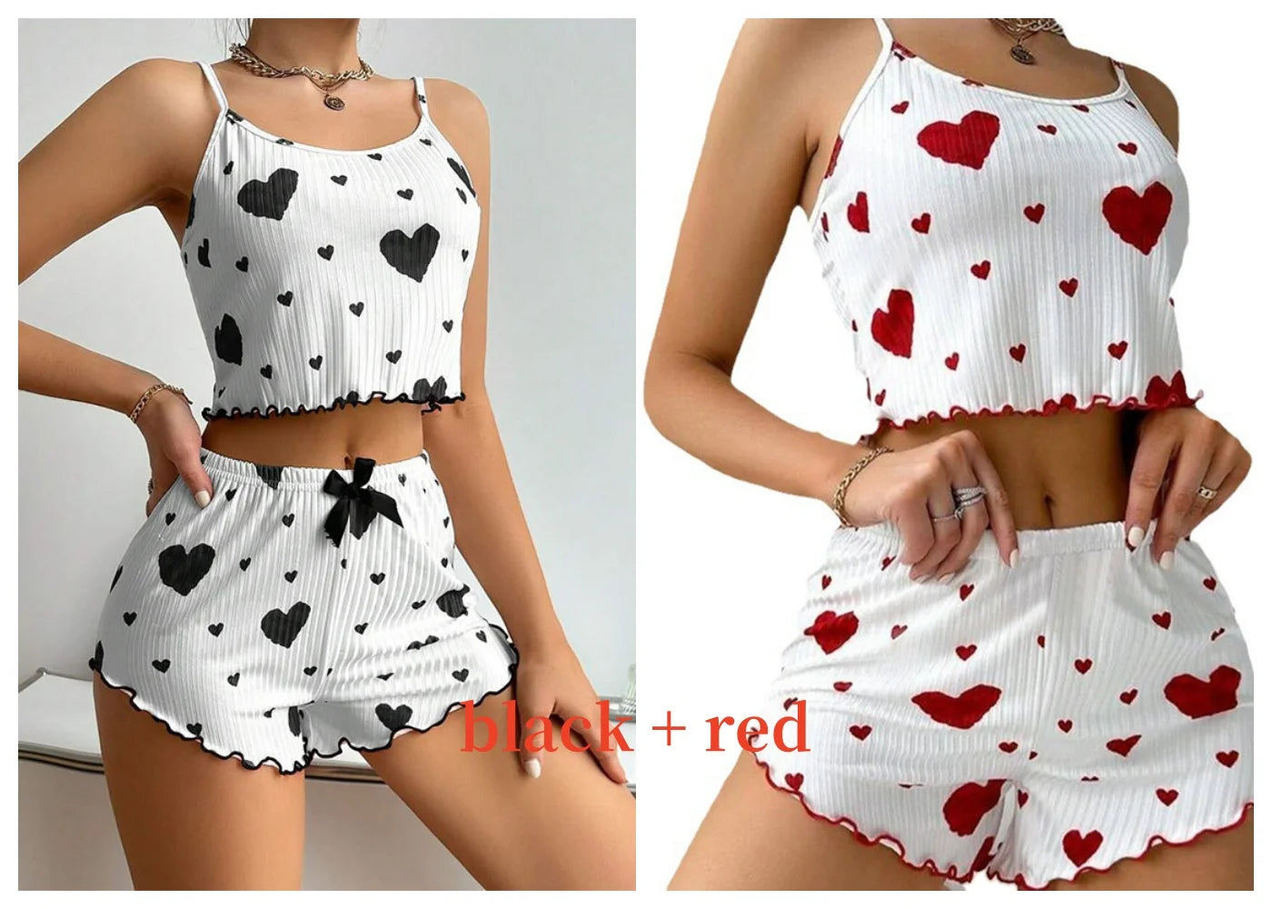Pijama feminino conjunto com 2 peças