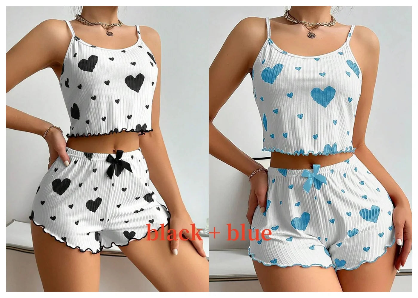 Pijama feminino conjunto com 2 peças