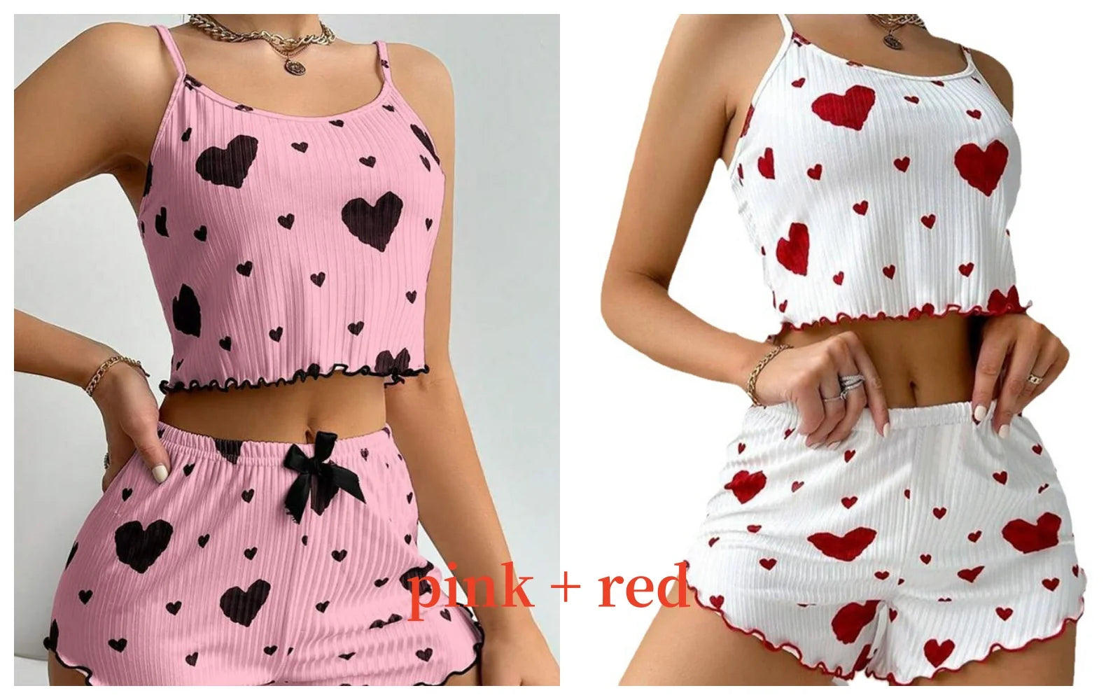 Pijama feminino conjunto com 2 peças