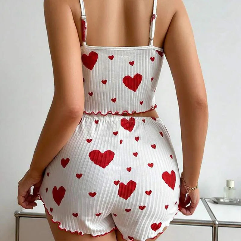 Pijama feminino conjunto com 2 peças