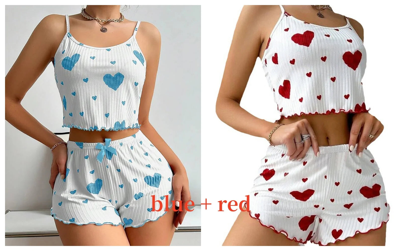 Pijama feminino conjunto com 2 peças
